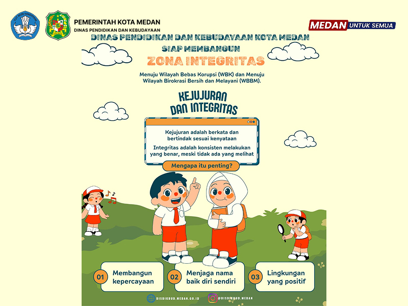 Dinas Pendidikan dan Kebudayaan Kota Medan Siap Membangun Zona Integritas
